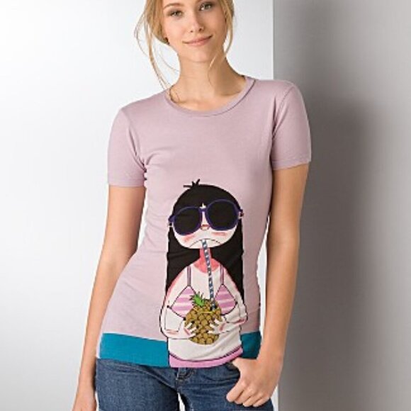 Marc by Marc Jacobs Rare "Miss Marc" Graphic Tee Blue - M - Picture 11 of 11